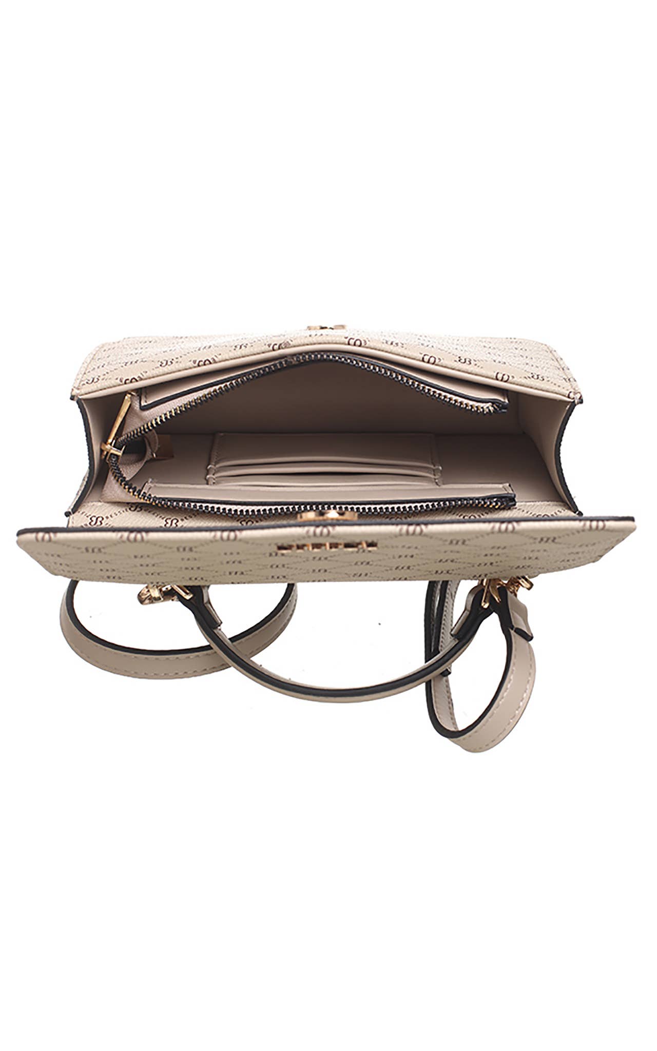 SMALL BESSIE LOGO PRINT CROSS BODY BAG