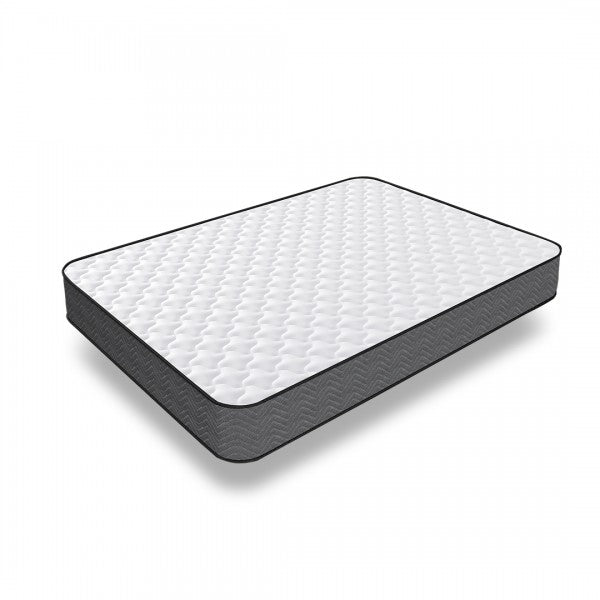 MTS001 - Good Nite Standard Double Memory Foam & Spring Mattress-135×190×18 cm-Quilted, Hypoallergenic, Breathable Design with Lumbar Support