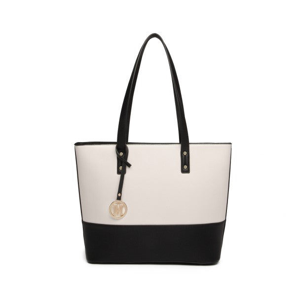 LG2023 - Miss Lulu Elegant 3-Piece Leather Look Tote Bag Set - Versatile & Chic for Every Occasion -