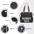BCK2503 - Kono Large Nappy Changing Tote Bag with Shoe Compartment, Insulated Pockets & Waterproof Zip Pocket - Black