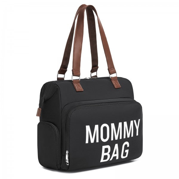 BCK2503 - Kono Large Nappy Changing Tote Bag with Shoe Compartment, Insulated Pockets & Waterproof Zip Pocket