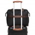 BCK2503 - Kono Large Nappy Changing Tote Bag with Shoe Compartment, Insulated Pockets & Waterproof Zip Pocket - Black