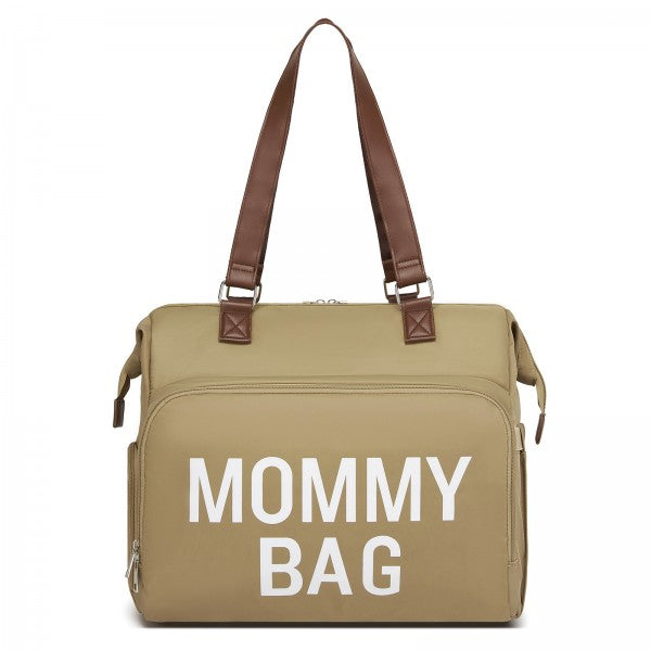 BCK2503 - Kono Large Nappy Changing Tote Bag with Shoe Compartment, Insulated Pockets & Waterproof Zip Pocket