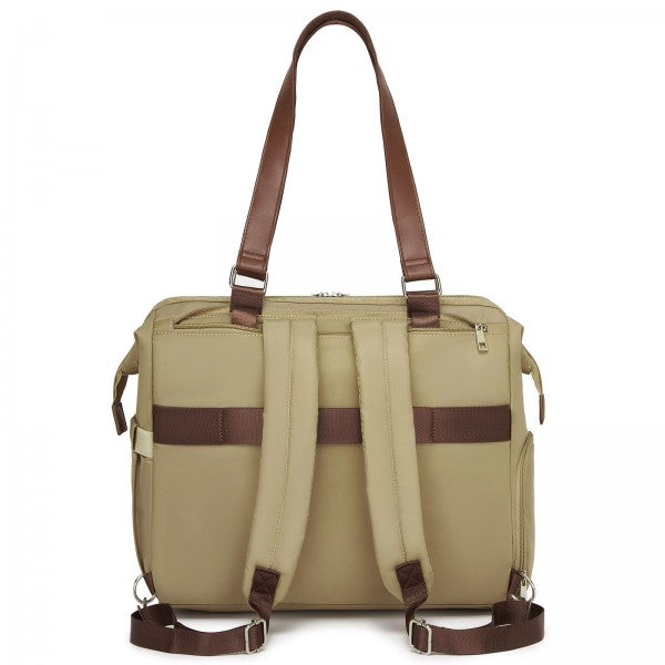 BCK2503 - Kono Large Nappy Changing Tote Bag with Shoe Compartment, Insulated Pockets & Waterproof Zip Pocket