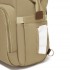 BCK2503 - Kono Large Nappy Changing Tote Bag with Shoe Compartment, Insulated Pockets & Waterproof Zip Pocket - Khaki