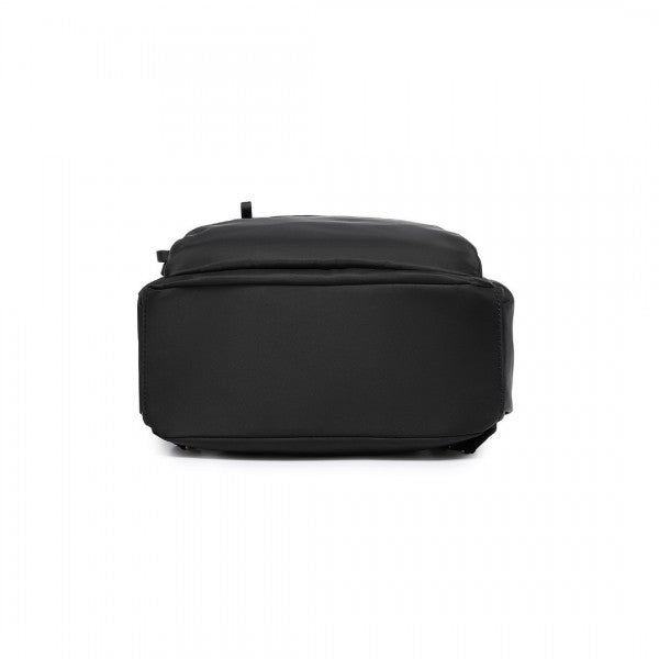 BPM2439 - Miss Lulu Versatile Stylish Backpack with Laptop Compartment and Trolley strape - Black