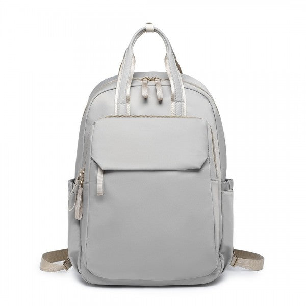 BPM2439 - Miss Lulu Versatile Stylish Backpack with Laptop Compartment and Trolley strape - Black