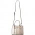 HBM2463 - MISS LULU PU Leather Three-Tone Stitched Shoulder Handbag - Stylish Daily Bag with Adjustable Strap - Khaki