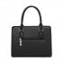 HBM2463 - MISS LULU PU Leather Three-Tone Stitched Shoulder Handbag - Stylish Daily Bag with Adjustable Strap - Pink