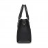 HBM2463 - MISS LULU PU Leather Three-Tone Stitched Shoulder Handbag - Stylish Daily Bag with Adjustable Strap - Pink