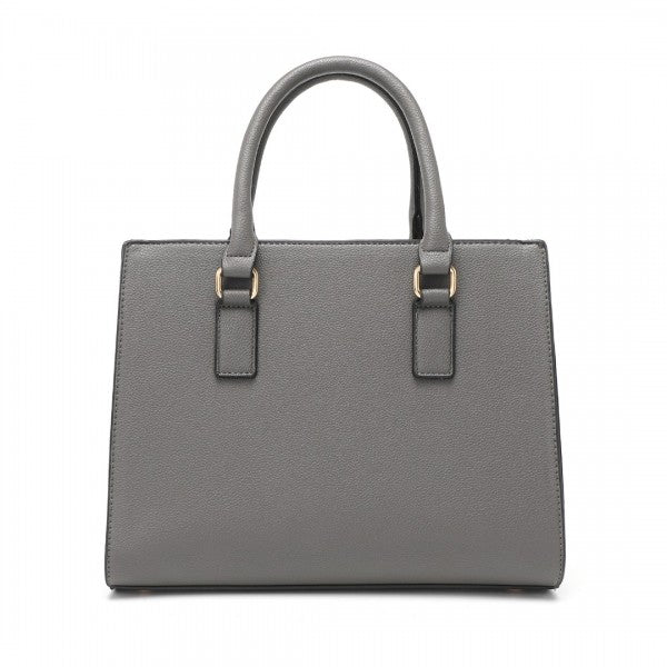 LT2357 - Miss Lulu Chic V-Quilted PU Leather Sophisticated Handbag