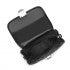 MSM2507 - Miss Lulu Practical Quilted PU Leather Crossbody Handbag with Secure Lock and Everyday Storage - Black