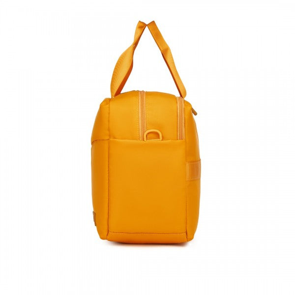 TVK2444 - Kono Water-Resistant Travel Bag with Laptop Sleeve Multi-Functional Tote for Business and Weekend Large Capacity for Men and Women - Yellow - Image 4