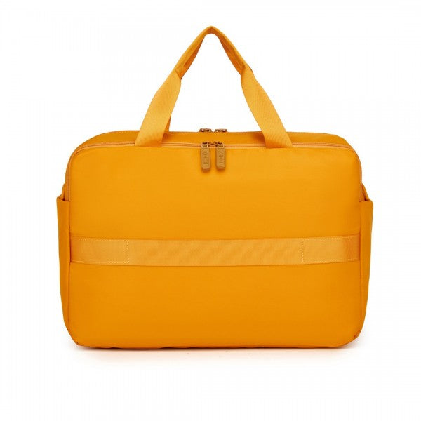 TVK2444 - Kono Water-Resistant Travel Bag with Laptop Sleeve Multi-Functional Tote for Business and Weekend Large Capacity for Men and Women - Yellow - Image 5