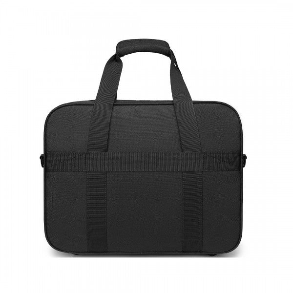 TVK2456 - Kono Water-Resistant Carry-On Cabin Bag with Laptop Compartment for Business Weekend & Daily Use - Black