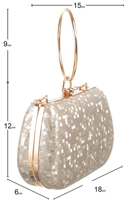 GALA GLOW CLUTCH BAG