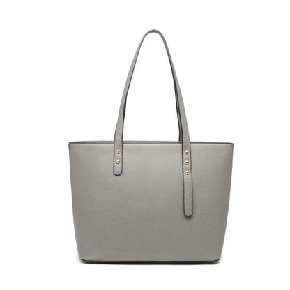 LG6931 - Miss Lulu 4 Piece Handbag Set - Brown