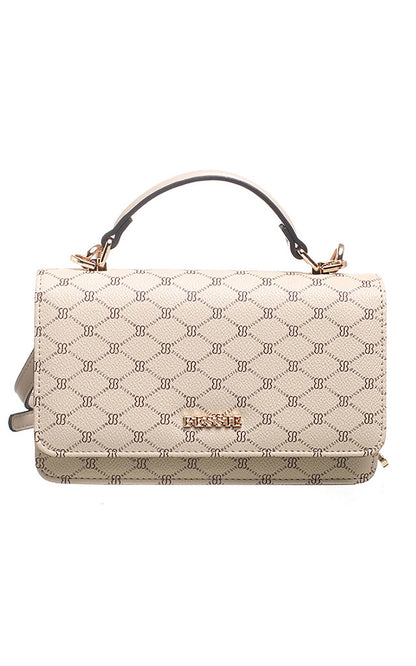 SMALL BESSIE LOGO PRINT CROSS BODY BAG