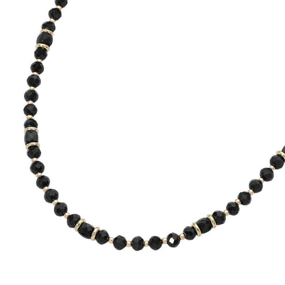 Faceted Beaded Choker Necklace
