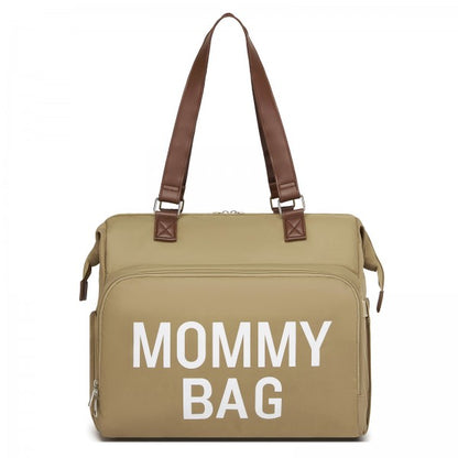 BCK2503 - Kono Large Nappy Changing Tote Bag with Shoe Compartment, Insulated Pockets & Waterproof Zip Pocket