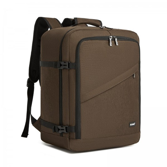 BPK2531M - Kono Multi-purpose Business Medium-sized Backpack–Fits 15.6" Laptop, Ideal for Work, Travel & Daily Commute - Brown