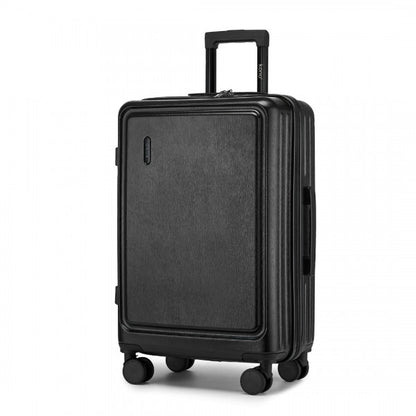 KSK2493 - Kono Durable 24 Inch ABS+PC Hardshell Suitcase with TSA Lock Lightweight Travel Luggage with 360° Spinner Wheels - Navy
