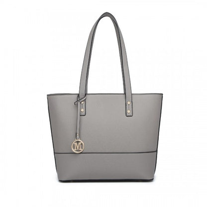LG2023 - Miss Lulu Elegant 3-Piece Leather Look Tote Bag Set - Versatile & Chic for Every Occasion -