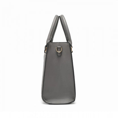LT2357 - Miss Lulu Chic V-Quilted PU Leather Sophisticated Handbag