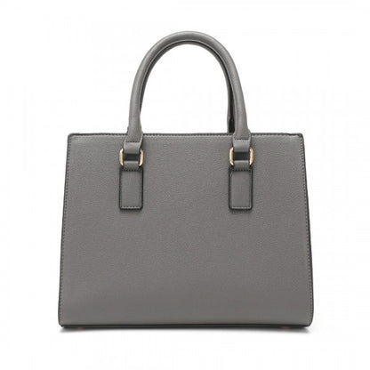 LT2357 - Miss Lulu Chic V-Quilted PU Leather Sophisticated Handbag