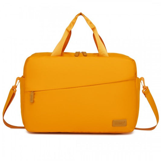 TVK2444 - Kono Water-Resistant Travel Bag with Laptop Sleeve Multi-Functional Tote for Business and Weekend Large Capacity for Men and Women - Yellow - Image 2
