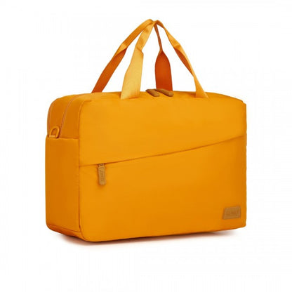 TVK2444 - Kono Water-Resistant Travel Bag with Laptop Sleeve Multi-Functional Tote for Business and Weekend Large Capacity for Men and Women - Yellow - Image 3