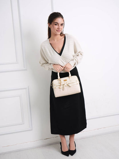 WEAVE TEXTURED FANCY BOWLER